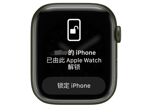 高石碑镇苹果手机维修分享用 AppleWatch 解锁配备面容 ID 的 iPhone方法 