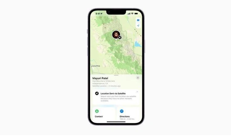 高石碑镇苹果14维修分享iPhone14系列中 FindMy功能通过卫星分享位置方法教程 