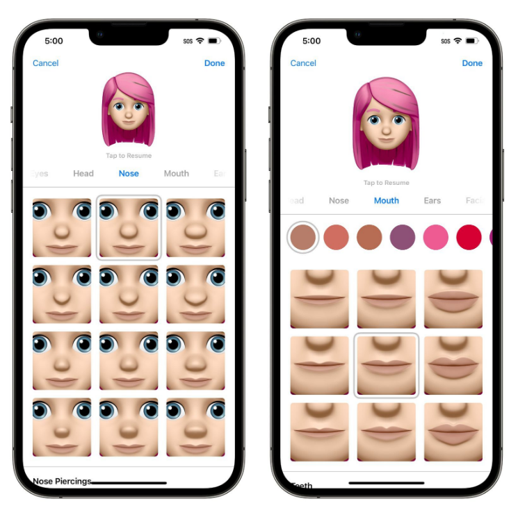 高石碑镇苹果手机维修分享​iOS 16中的拟我表情有了哪些变化和升级 