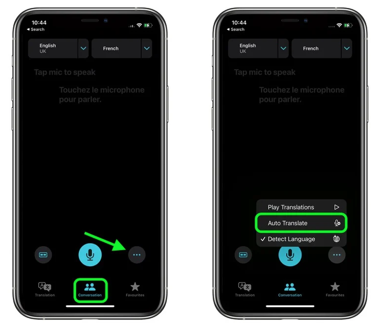 高石碑镇苹果手机维修分享iOS 15 “翻译” App 新改进 