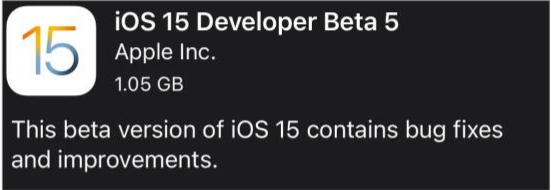 高石碑镇苹果手机维修分享如何升级到iOS15.0 beta5 